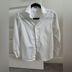 Boys Calvin Klein White Dress Shirt